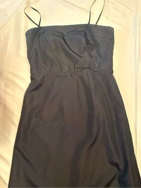Chadwicks Black Strapless Dress with Bow Accent